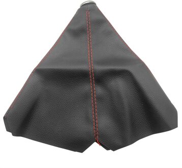 Universele Pu Leather Gear Shift Gaiter Automobiel Shifter Lever Boot Stofkap Auto Styling Accessoires Pookknop Rood