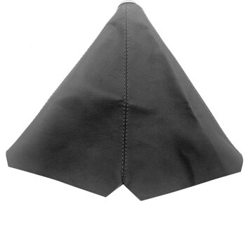 Universele Pu Leather Gear Shift Gaiter Automobiel Shifter Lever Boot Stofkap Auto Styling Accessoires Pookknop zwart