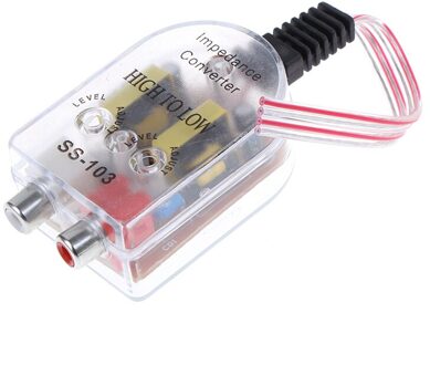 Universele Rca Lijn Auto Stero Radio Converters Speaker Hoge Naar Lage Auto Versterker