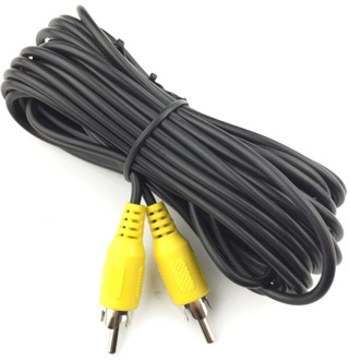 Universele RCA Male naar Male Audio Line Auto Video Verlengsnoer 6 M Video Kabel AV Connector voor Auto Achter reverse Camera