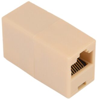 Universele RJ45 Cat5 8P8C Socket Connector Koppeling Voor Extension Breedband Ethernet Lan-kabel Joiner Extender Plug 1stk