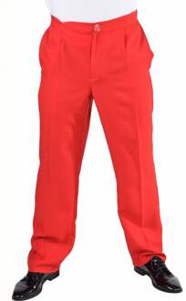 Universele Rode Pantalon Theater Man | Small | Carnaval kostuum | Verkleedkleding