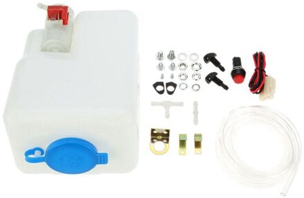 Universele Ruitenwisserinstallatie Pomp Reservoir Kit/Vloeistof Reservoir Tank Met Pomp