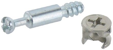 Universele Schroef Gegalvaniseerd Staal - 7x24mm - 4 Stuks