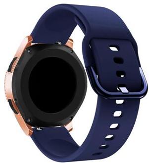 Universele Smartwatch Siliconen Band - 20mm - Marineblauw