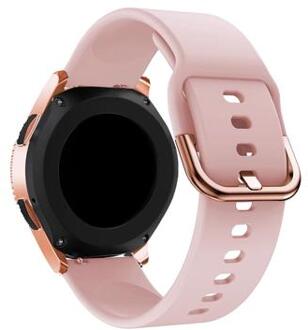 Universele Smartwatch Siliconen Band - 20mm - Roze