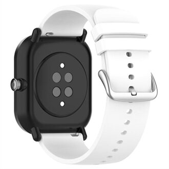 Universele Smartwatch Siliconen Band - 22mm - Wit