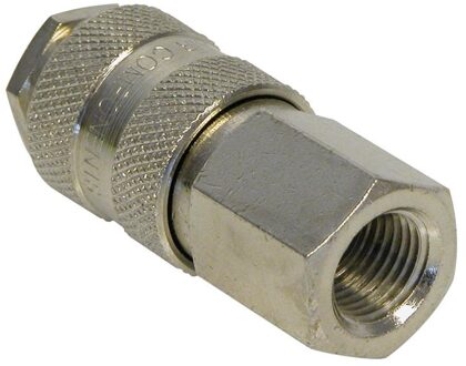 Universele snelkoppeling met inwendige schroefdraad 1/4"" voor / insteeknippel