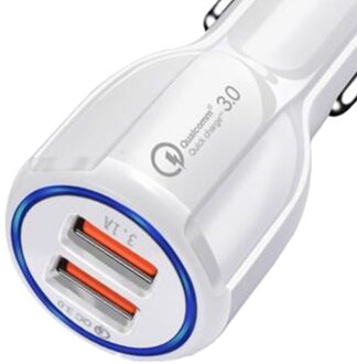 Universele Snelle Dual Usb Adapter Autolader Motorfiets Telefoon Voeding