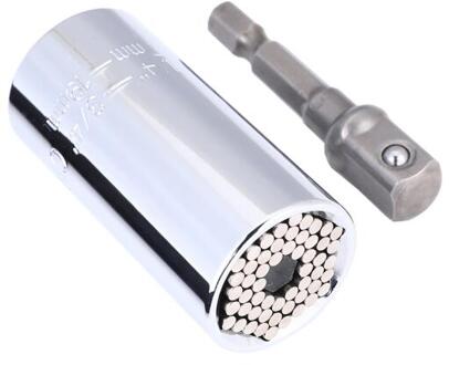 Universele Socket 2 Stuk/set Universele Verstelbare Koppel Ratchet Dopsleutel Set Spanner Multifunctionele Hand Tool Set