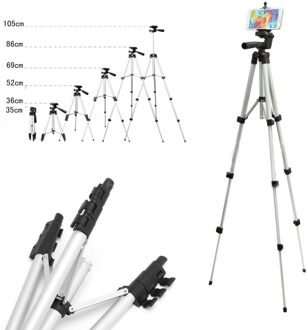 Universele Statieven Ongevouwen 1060Mm Draagbare Professionele Camera Statief Telefoon Tablet Stand Houder Voor Iphone Ipad Samsung Statief