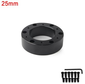 Universele Stuurwiel Hub Spacer 12/51/76/101 Mm Stuurnaaf Boss Kit Adapter Spacer Zwart FXP-DG25