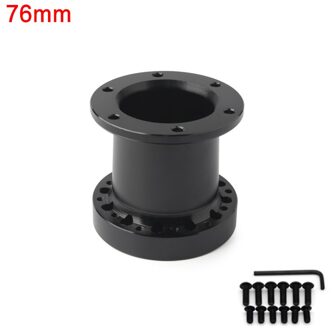 Universele Stuurwiel Hub Spacer 12/51/76/101 Mm Stuurnaaf Boss Kit Adapter Spacer Zwart FXP-DG76
