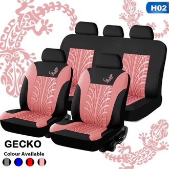 Universele Styling Volledige Set Gecko 3D Band Print Interieur Accessoires Auto Protector Auto Seat Cover Voor Auto Gereedschap H02