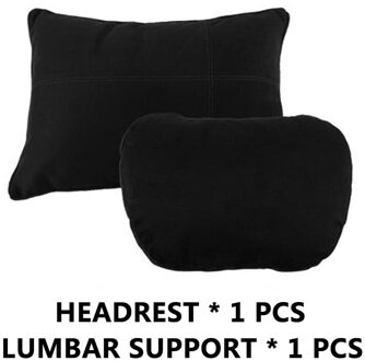 Universele Super Zachte Verstelbare Auto Reizen Hoofdsteun Hoofd Neksteun Kussens Zitkussen Ondersteuning Voor Benz W177 W215 zwart Combo