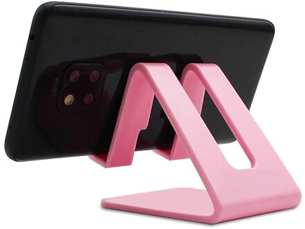 Universele Tafel Mobiele Telefoon Ondersteuning Houder Voor Telefoon Desktop Stand Voor Iphone 11 Pro Xr Samsung Xiaomi Mobiele Telefoon Houder roze