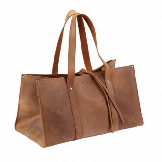 Universele tas van rundleer