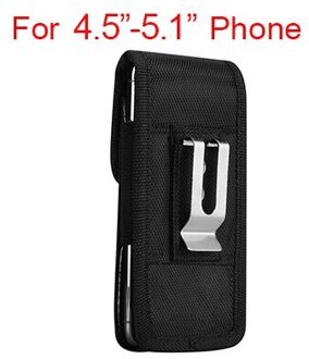 Universele Telefoon Heuptas 5.2-6.3 inch Mobiele Telefoon Case voor iPhone 6 7 8 Samsung Xiaomi Sport Riem taille Tas Haak Telefoon Tas 4.5-5.1 Metal hook