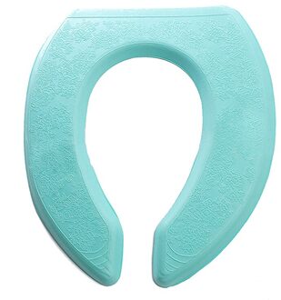 Universele Toiletbril Verdikte Mat Zachte Warme Wasbaar Voor Home Decor Closestool Mat Waterdicht Eva Seat Wc Case Accessoire U groen