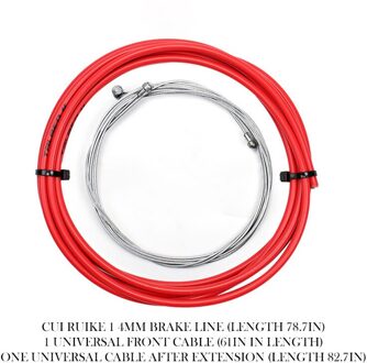 Universele Type Variabele Snelheid/Brake Pakket Fiets Kabel Behuizing Lijn Set Fiets Brake Shifter Cable Beschermende Behuizing Kit set Brake reeks groen