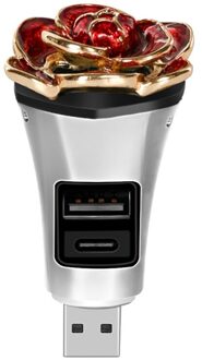 Universele Usb Mini Luchtreiniger Aroma Met Usb-poort Voor Office Home Auto zoals getoond A