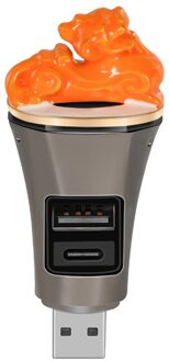 Universele Usb Mini Luchtreiniger Aroma Met Usb-poort Voor Office Home Auto zoals getoond F