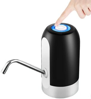 Universele Usb Opladen Draagbare Automatische Elektrische Drinkwater Fles Pomp Dispenser (Past Meest 1-6 Liter Fles Water switc