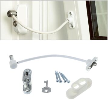 Universele Venster Deur Restrictor Kind Baby Veiligheid Security Cable Lock Catch Draad