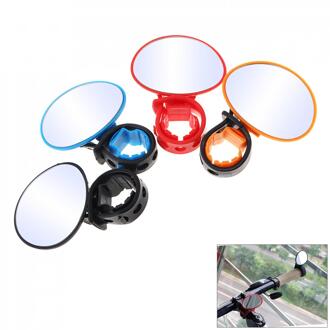 Universele Verstelbare 360 Graden Draaien Cycling Bike Stuur Achteruitkijkspiegel Fiets Veilig Achteruitkijkspiegels zwart
