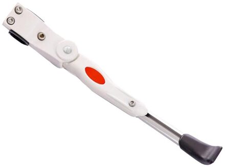 Universele Verstelbare Aluminium Mtb Road Fiets Side Kickstand Kick Stand Kick Stand F @ wit