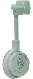 Universele Verstelbare Douchekop Houder Rack Badkamer Zuignap Muur Gemonteerde Douchekop Beugel Punch Gratis Sterke Lager MatchaGreen