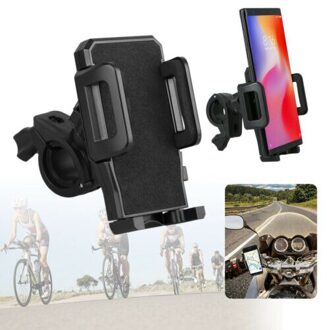 Universele Verstelbare Gsm Houder Motorcycle Bike Fietsstuur Mount GPS Stand Clamp Mount USB Lading General