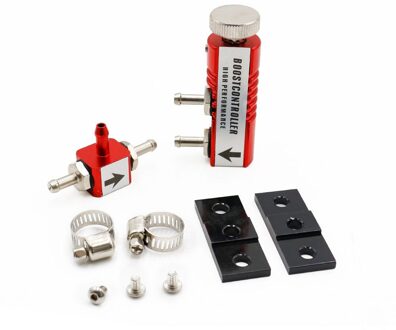 Universele Verstelbare Manual Turbo Boost Controller Kit 1-30 Psi rood