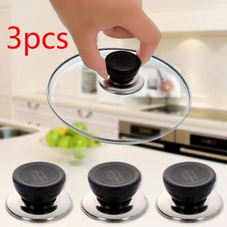 Universele Vervanging Cookware Pot Pan Deksel Handvat Pan Deksel Keuken Accessoires Vervangbare Universele Anti Pot Cap 3 stk