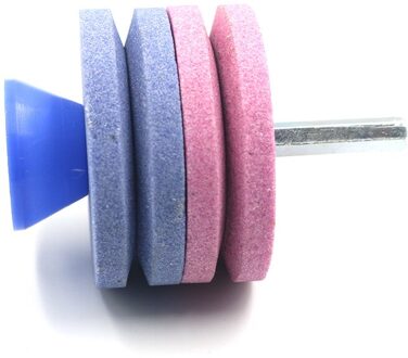 ! Universele Vier/Twee Layer Grasmaaier Sneller Blade Sharpener Slijpschijf Tuin Kit Boormachine Voor Huis Tuin Four floors