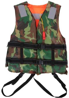 Universele Volwassen Drijfvermogen Beursgang Zwemmen Reddingsvest Vest Camouflage Varen Water Vissen Zwemmen Ski Veiligheid Reddingsvest