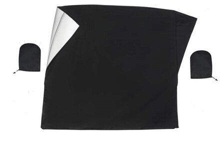 Universele Voorruit Sneeuw Cover, 84.6X53.2 Inch Voorruit Vorst Cover Met Zijspiegel Covers Voorruit Ice Stofkap P
