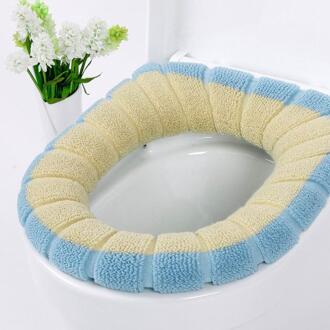 Universele Warme Zachte Wasbare Toilet Seat Cover Mat Set Voor Home Decor Closestool Mat Seat Case Wc Deksel Cover Accessoires Paars