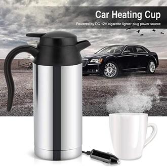Universial Draagbare Auto Waterkoker Rvs Verwarming Travel Voor Koffiekopje Water Kokend Cup Grote Capaciteit