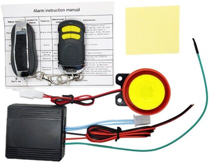 Universial Dual Afstandsbediening Motorfiets Alarm Beveiligingssysteem Motorfiets Diefstal Bescherming Fiets Scooter Motor Alarmsysteem