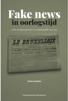 Universitaire Pers Leuven Fake News In Oorlogstijd