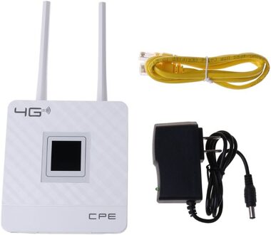 Unlocked 150Mbps 4G Lte Cpe Mobiele Wifi Draadloze Router Met Lan Poort Sim Slot W8ED