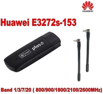 Unlocked Huawei E3272S-153 Plus Antennar 4G Lte 150Mbps Draadloze Usb Modem E3272 Hilink Modem 4G