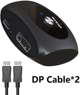 Unnlink Dp 1.4 Switch Splitter Bi-Directionele Ab Displayport Switcher 2X1 4K60 2K1080 144 Adapter Voor Monitor Computer Pc laptop