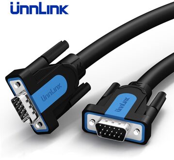 Unnlink Vga Kabel Fhd 1080P 60Hz D-Sub 15 Pin Vga 3M Voor Computer Tv Laptop desktop Projector Grafische Kaart