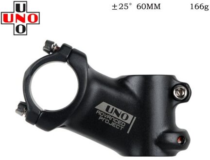 Uno Stuurpen 25 Graden Aluminium Lighweight 31.8 Stuur 28.6Mm Steer Vork Buis Mtb Mountainbike Road 60 Mm 70 80 90 100 60mm 25mate