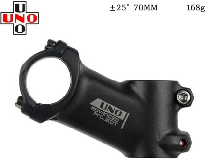 Uno Stuurpen 25 Graden Aluminium Lighweight 31.8 Stuur 28.6Mm Steer Vork Buis Mtb Mountainbike Road 60 Mm 70 80 90 100 70mm 25mate