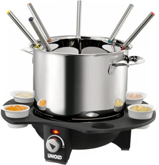 Unold 48645 Elegance - Elektrische Fonduepan - 8 Fonduevorkjes