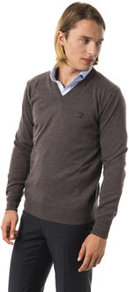 Uominitaliani Heren Trui Walnoot Grijs - 2XL