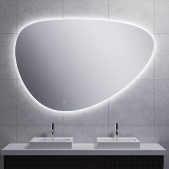 Uovo Condensvrije LED Spiegel Dimbaar 80 x 55 cm.